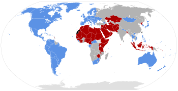 LGBTQH countries from Wikipaedia in blue.png